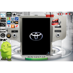 Radio dedykowane Toyota Reiz 2005-2010r. 12,1 CALA TESLA STYLE Android CPU 4x1.6GHz Ram2GHz Dysk 32GB GPS Ekran HD MultiTouch OBD2 DVR DVBT BT Kam
